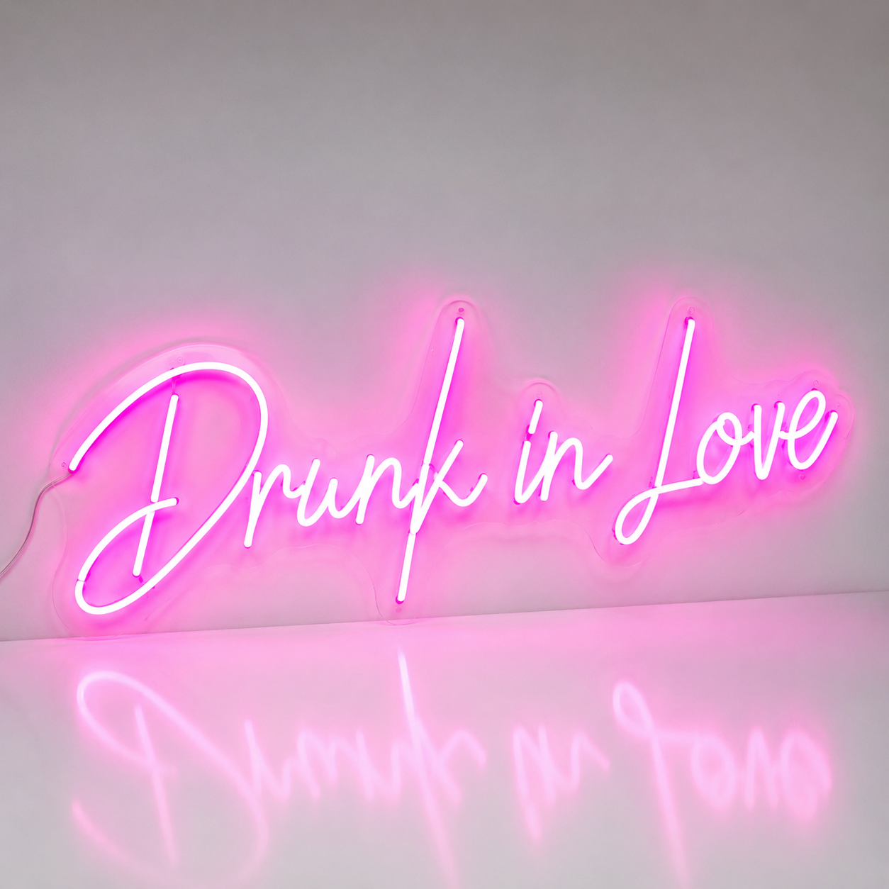 Néon LED « Drunk in Love » – Enseigne Lumineuse Murale 55 cm