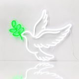 Néon LED Colombe de la Paix – Décoration Murale | L'Atelier du Néon