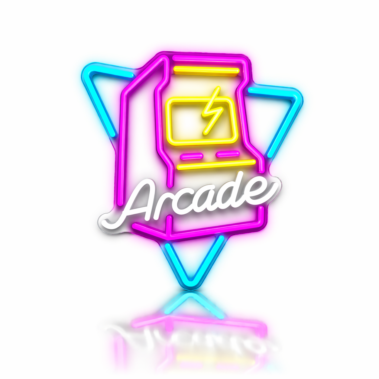 Néon LED Arcade | décoration salle de jeux rétro