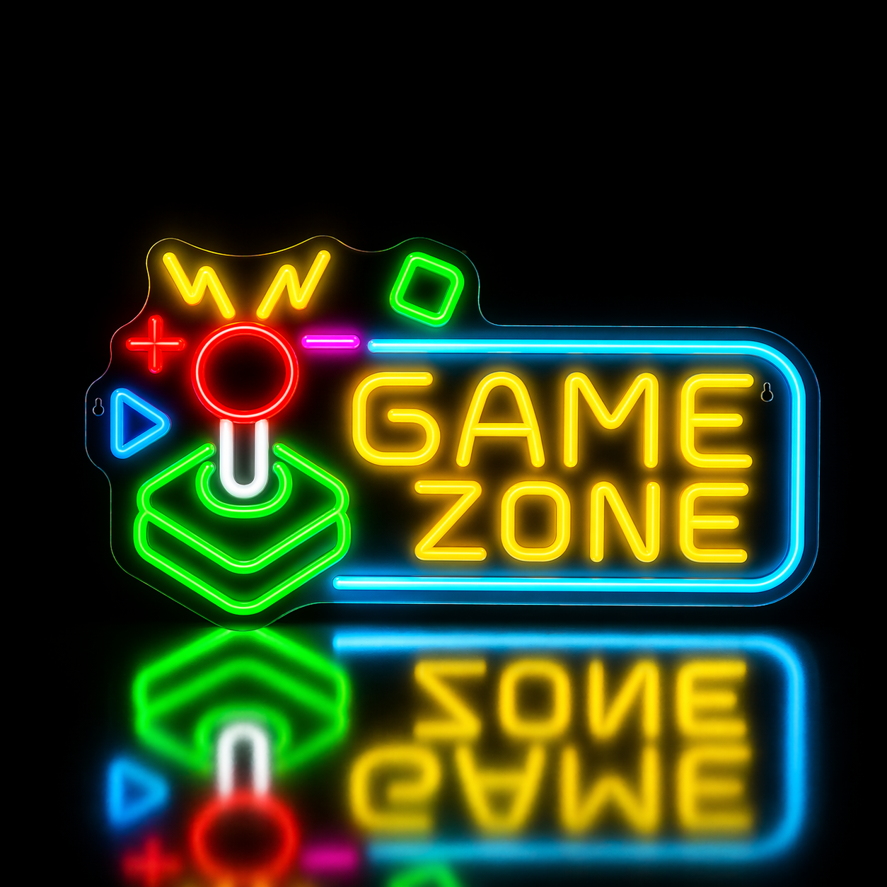 Néon LED Game Zone | décoration chambre gaming
