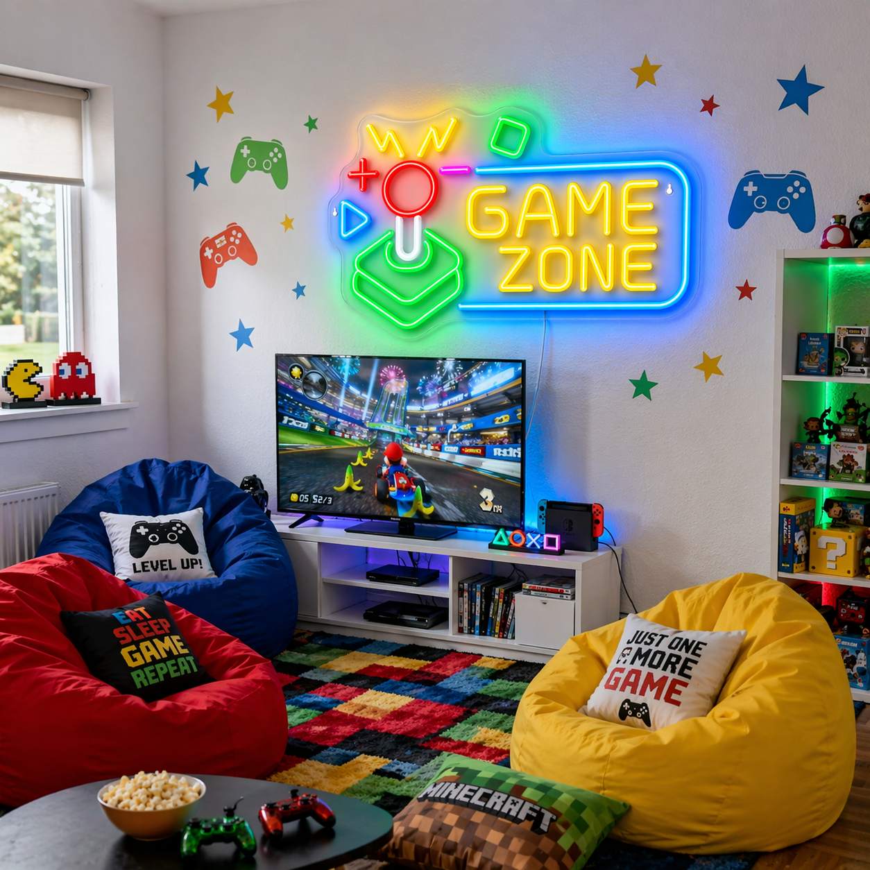 Néon LED Game Zone | décoration chambre gaming