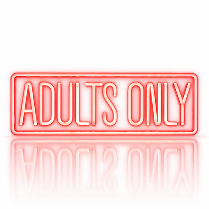 Néon LED texte décoratif adult | décoration murale intérieure