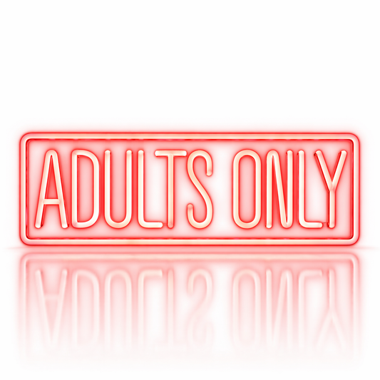 Néon LED texte décoratif adult | décoration murale intérieure