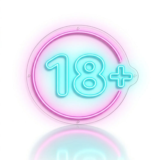 Néon LED texte mural rose bleu | décoration intérieure