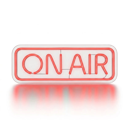 Néon LED On Air rouge | décoration studio streaming