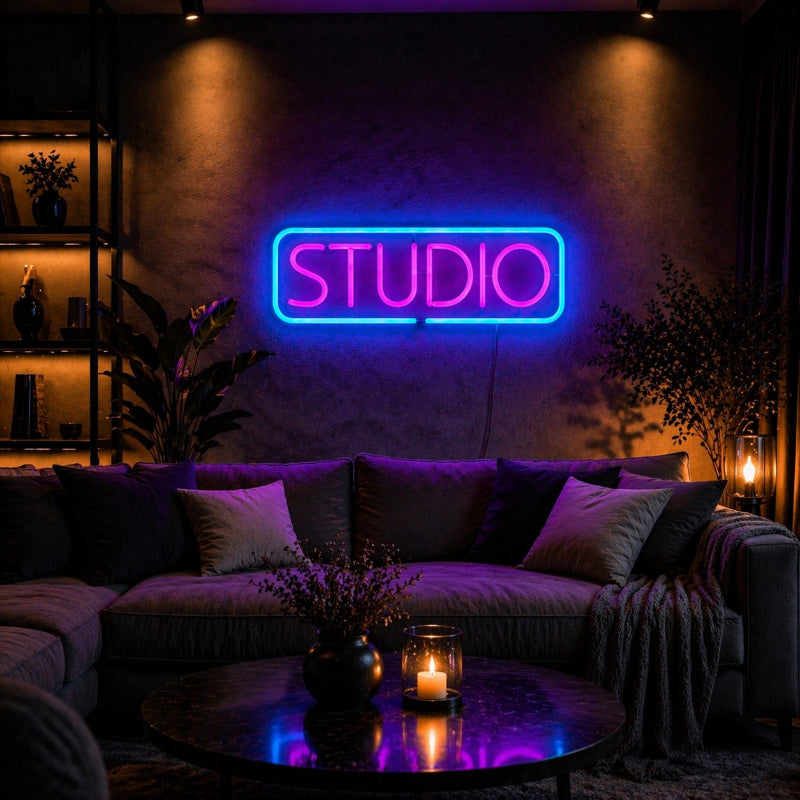 Néon LED Studio | décoration studio streaming