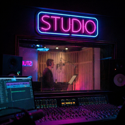 Néon LED Studio | décoration studio streaming