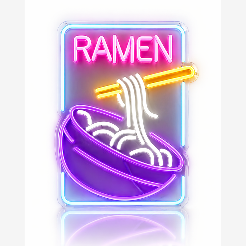 Néon LED bol ramen | décoration cuisine japonaise