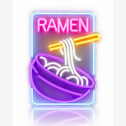 Néon LED bol ramen | décoration cuisine japonaise