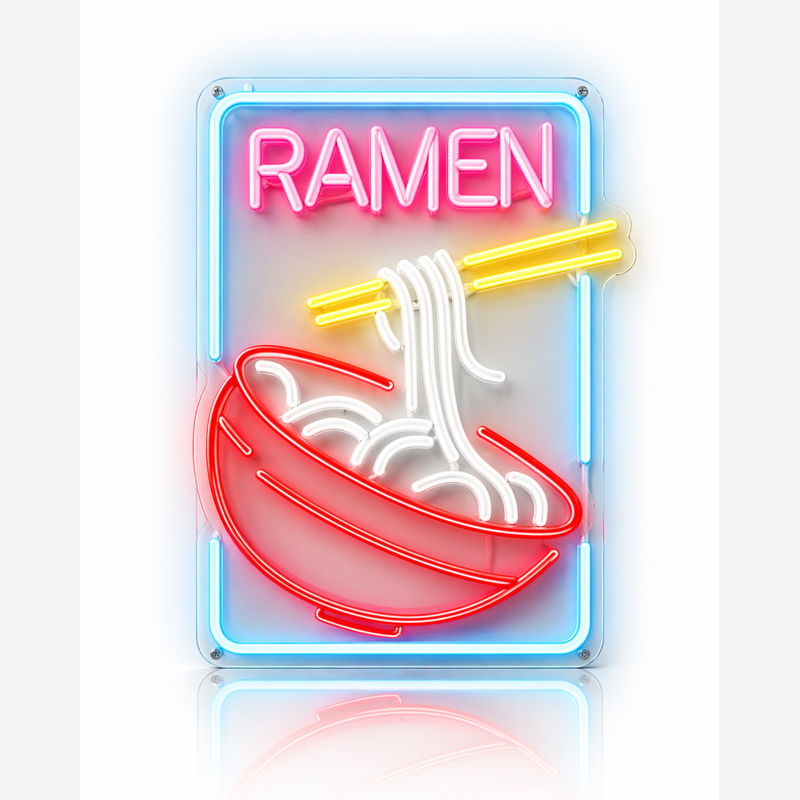 Néon LED bol ramen | décoration cuisine japonaise