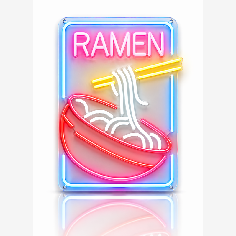 Néon LED bol ramen | décoration cuisine japonaise