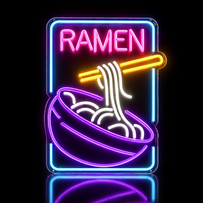 Néon LED bol ramen | décoration cuisine japonaise