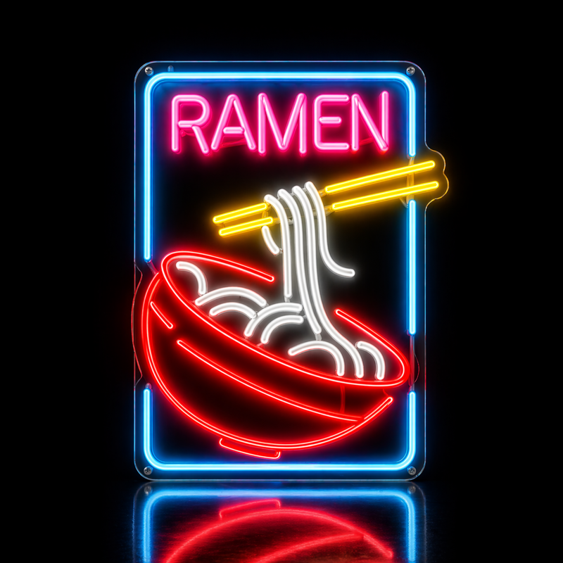 Néon LED bol ramen | décoration cuisine japonaise