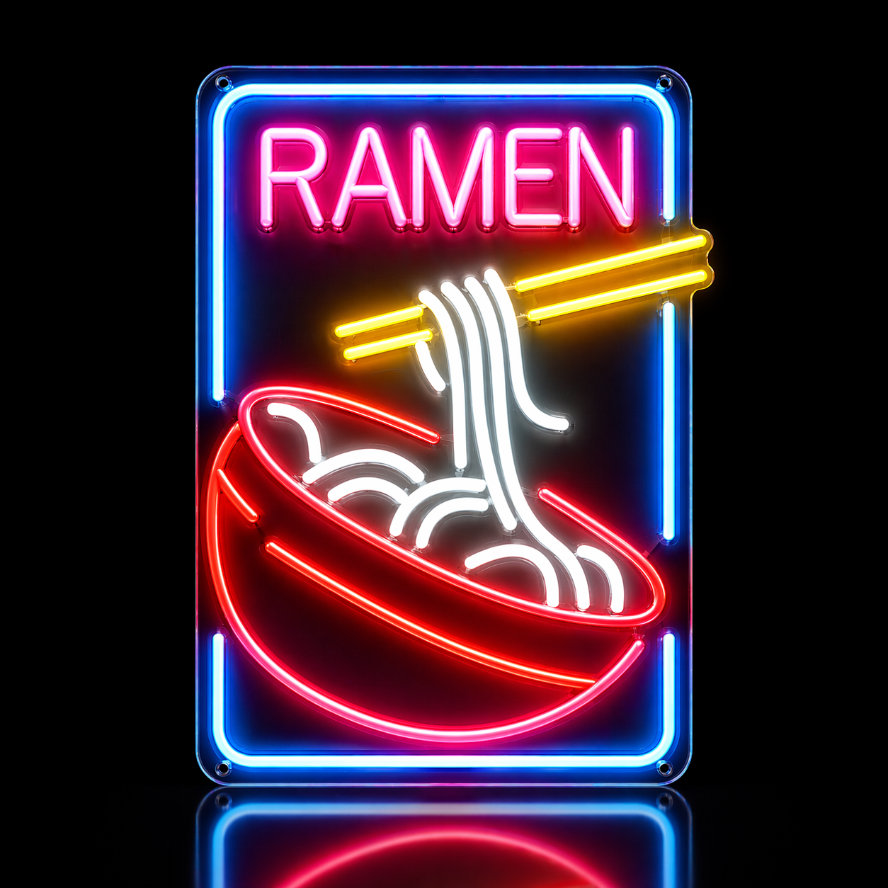 Néon LED bol ramen | décoration cuisine japonaise