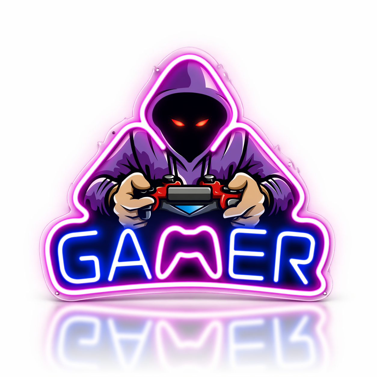 Néon LED Gamer Gameuse | décoration chambre gaming
