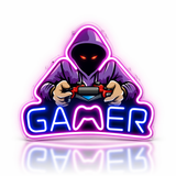 Néon LED Gamer Gameuse | décoration chambre gaming